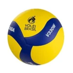 MIKASA V330W Volleybal Ball Blue Yellow 5NEW - Image 2