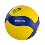 MIKASA V330W Volleybal Ball Blue Yellow 5NEW - Image 3