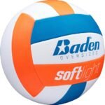 Baden | Softlight VXT2 | No Sting FlexFoam Cover | Youth Oversized Training Volleyball | K-5 Youth Players | 20% Larger + Lighter | Orange/Blue/White | Official Ball of BYOP - Image 3