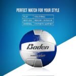 Baden Match Point Cushioned Synthetic LeatherOutdoor Recreation Backyard Volleyball + College Camp Ball All Ages Official Size 5 - Image 4