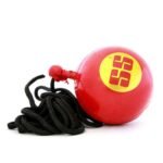 SS Leather Cricket Hanging Practice Ball Ideal for Batting Training & Hand-Eye Coordination, Multicolor - Image 5