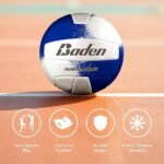 Baden Match Point Cushioned Synthetic LeatherOutdoor Recreation Backyard Volleyball + College Camp Ball All Ages Official Size 5 - Image 5