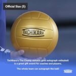 Tachikara Metallic Gold Autograph Volleyball Perfect Award for Coaches and Players | Official Size and Weight - Image 2