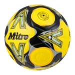 Delta Evo Football Yellow/Black Mitre Match Ball - Image 3