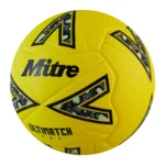 Ultimatch One Football Mitre Yellow Black Match Ball - Image 3