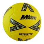Ultimatch One Football Mitre Yellow Black Match Ball - Image 4