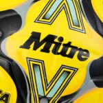 Delta Evo Football Yellow/Black Mitre Match Ball - Image 5