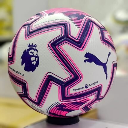 PUMA Football Premier League Orbita match ball white multicolor elite control aerodynamic design professional football performance