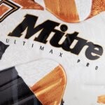 Mitre Football Ultimax Pro White/Gold/Black Match Ball - Image 3
