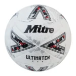 Ultimatch Football Mitre Evo White high performance match ball with durable construction, precision control and consistent flight